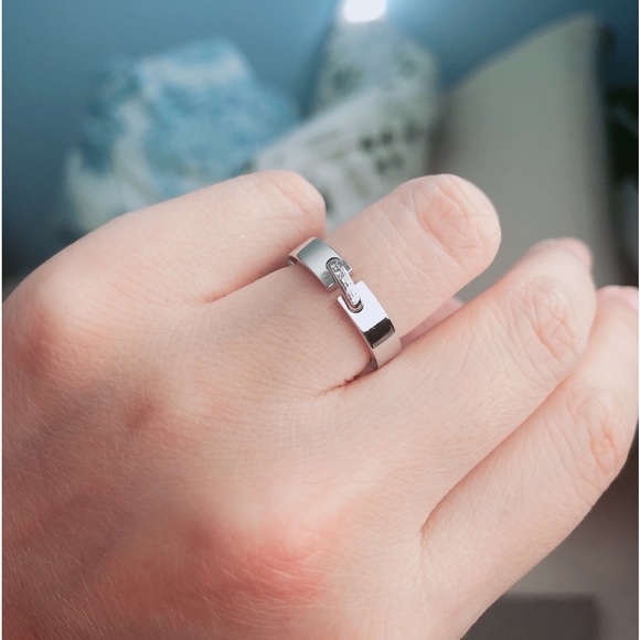 💯Auth! CHAUMET Liens Evidence 18 carat white gold ring - Picture 6 of 12